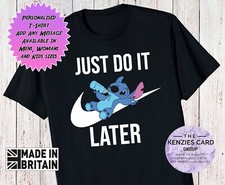 Lilo and Stitch do it Later t shirt Top Women Men Kids Unisex Top  Gift V2