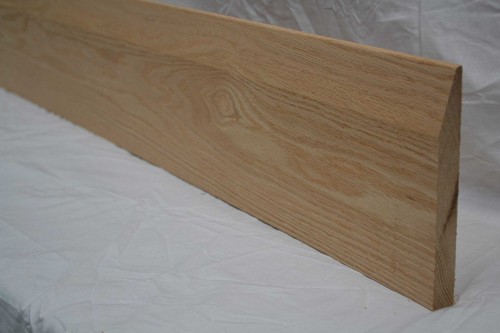 Oak skirting radius chamfer - skirting,