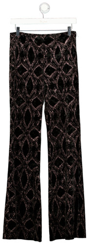 Zara black velvet metallic - velvet,