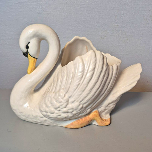 Vintage sylvac swan - vintage, planter