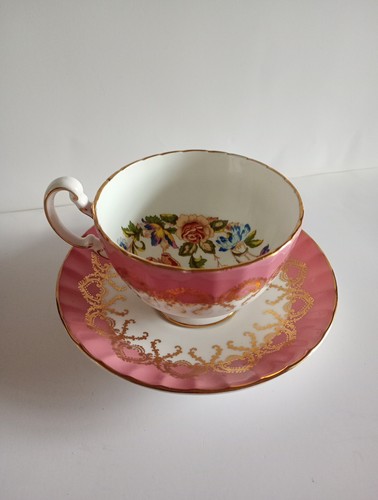Vintage aynsley pink gold - vintage,