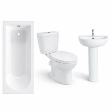 Bathroom Suite Bath Tub Close