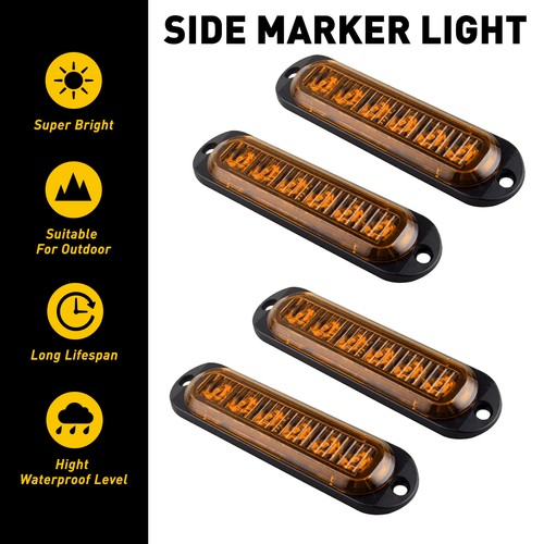 6led smoked side - 4x,