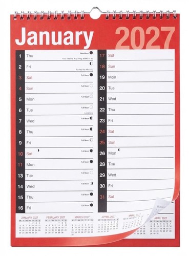 2027 calender wall - a3,