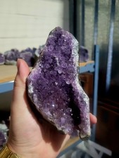 Natural Amethyst Druze Geode Quartz Crystal Cluster 880g 10x10cm