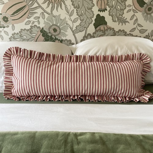 Handmade red ticking stripe - handmade,