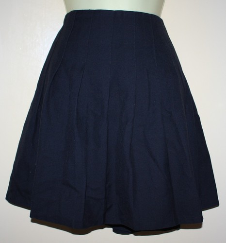 Girl navy pleated allround - navy,