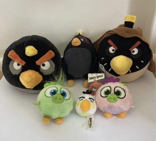 Angry birds plush - 6x,