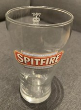 Spitfire Kentish Ale pint glass - Pint Crown Xmas(c4)