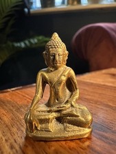 Vintage Brass Seated Buddha
