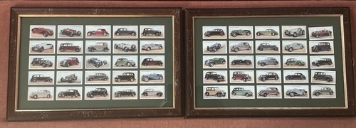 Vintage framed cigarette - vintage, cards