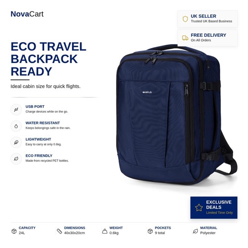 Carry bag 40x30x20 water - on,