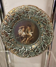 Vintage Murillo The Beggar Boys Bartolome Esteban Decorative Porcelain Plate24cm