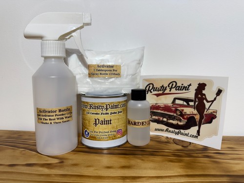 Genuine rusty paint - rusty,