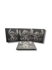 Disney Stitch Set Of 4 Slate Coaster Engraved Set - Tableware Home decor Gift