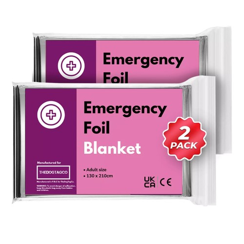 Emergency blanket foil pack - blanket,