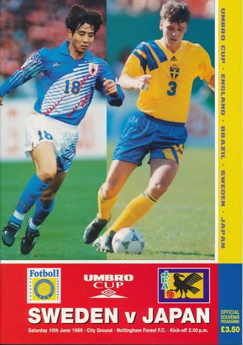 Umbro cup 1995 sweden japan - sweden, v