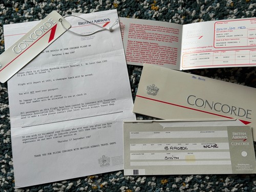 Rare british airways concorde - rare,