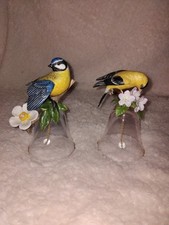 Franklin Mint Porcelain  Birds