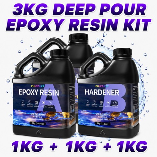 3kg deep pour clear - deep,
