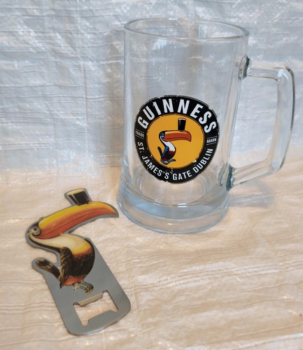 Guinness toucan glass - guinness,