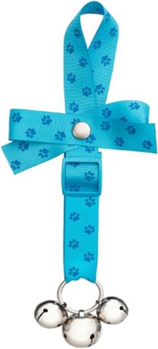 Dog toilet training - dog, bells