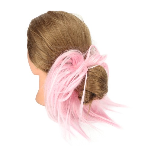 Tousled hair bun wig - bun,