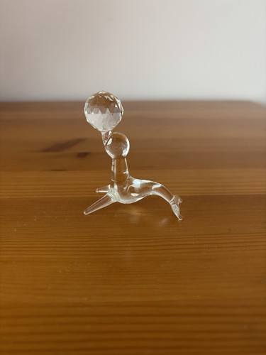 Vintage small glass figurine