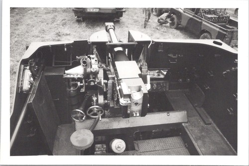 Vtg photo sexton pounder - sexton, 25-pounder