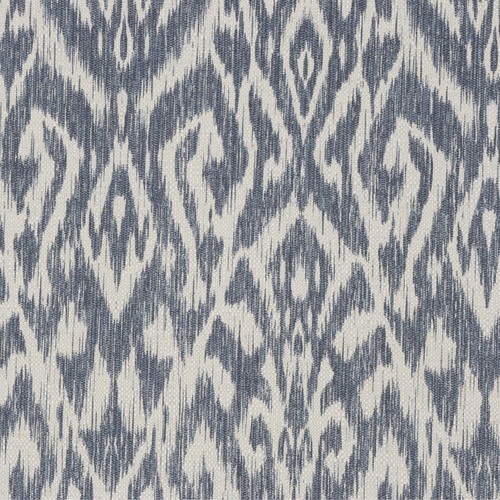 Bohemian ikat indigo fabric - ikat,