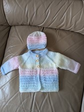 Hand Knitted Baby Cardigan and