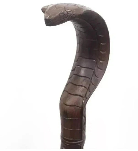 Wooden walking stick - , hand