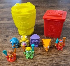 MOOSE TOYS THE TRASH PACK BUNDLE  7 FIGURES + TOILET & BIN STORAGE