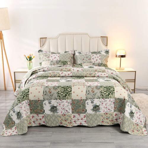 Quilted bedspread king size - quilted,