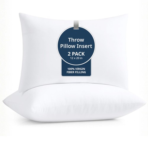 Pillow inserts 12x20 pack - inserts,