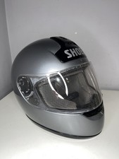 Shoei XR-800 Motorcycle Helmet Metallic Silver Grey Size 53cm