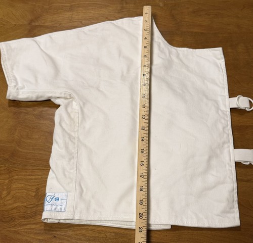 Blue gauntlet white fencing - blue,