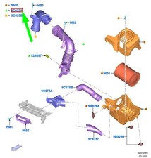 Ford Focus C346 MK3 Air Trousers G1FY-9C623-RC 1943036 New Balls