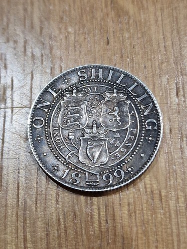 1899 queen victoria shilling - 1899,