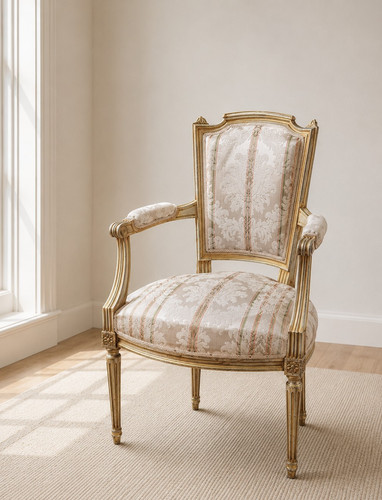 Louis xvi style gilt - xvi, armchair