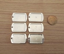 6 silver trays dolls house