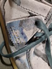 NEW MENS CLARKS ORIGINALS WALLABEE LIMITED EDITION BLUE CAMO SUEDE LOW SHOES