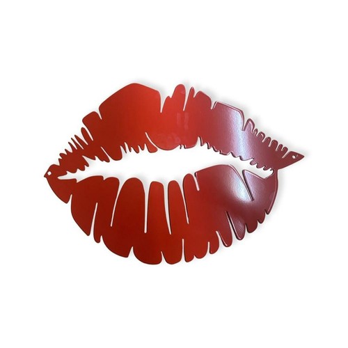 Lips steel metal hanging - -,