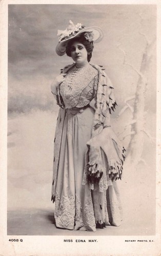 Postcard edwardian actress - -,