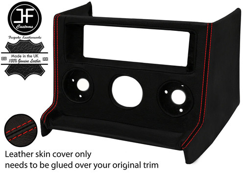 Red stitching centre console - red,