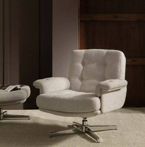 Dawson fabric swivel chair - swivel,