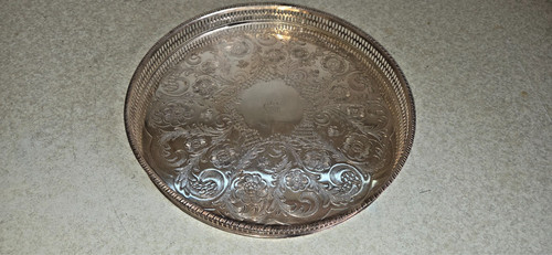 Vintage chased silver plated - vintage,