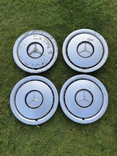 Set of 4 Mercedes Hub Caps 1244010424 15” OEM Wheel Trims W124 