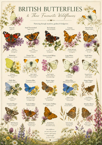 British butterflies - british, &