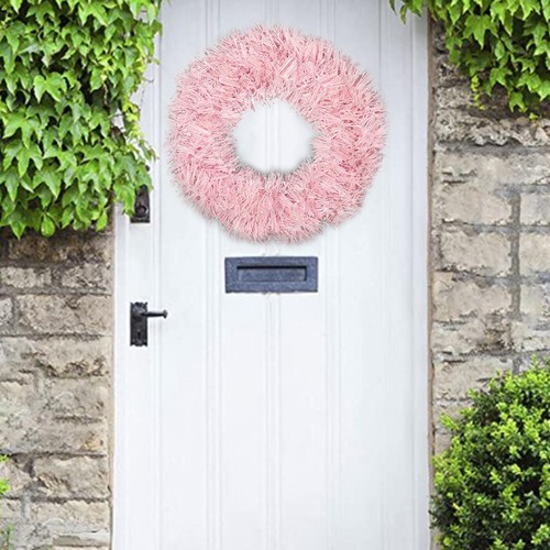 Door wreath xmas tree - door,